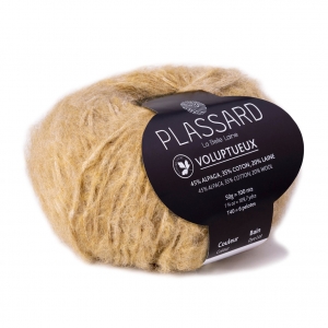 Plassard Voluptueux - Pelote de 50 gr - Coloris 82 Noisette