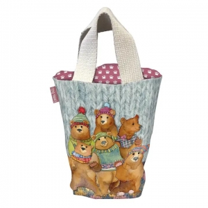 Sac seau - Woolly Bears - Emma Ball