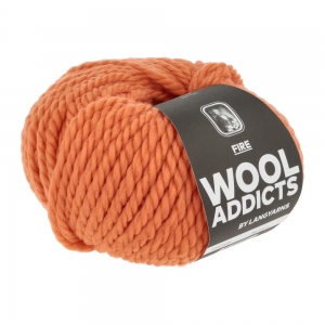 WoolAddicts by Lang Yarns Fire - Pelote de 100 gr - Coloris 0059 Pumpkin