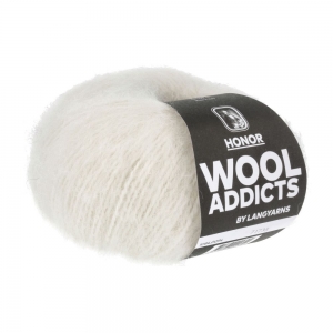 WoolAddicts by Lang Yarns Honor - Pelote de 50 gr - Coloris 0094 Écru
