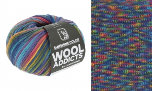 WoolAddicts by Lang Yarns Sunshine Color - Pelote de 50 gr - Coloris 0354 Paradise