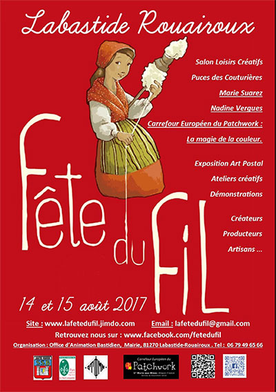 La Fête du Fil à Labastide Rouairoux 14 et 15 août 2017