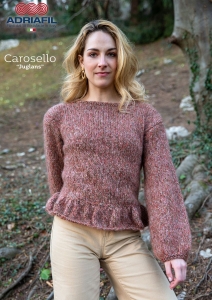 73/08 Modèle Pull Juglans en Adriafil Carosello