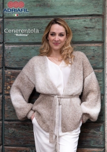 73/01 Modèle Veste Robinia en Adriafil Cenerentola