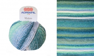 Adriafil Mistero - Pelote de 50 gr - Coloris 75 Turquoise émeraude