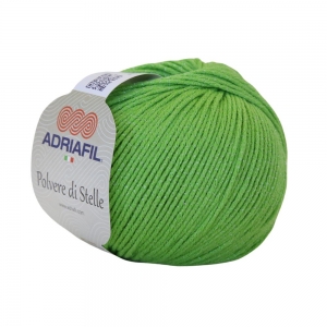 Adriafil Polvere di Stelle Pelote de 50 gr - Coloris 28 Vert