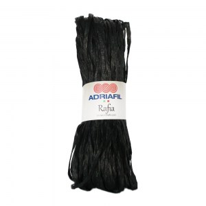 Adriafil Rafia 50g - 76 - noir