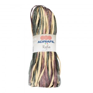 Adriafil Rafia 50g - 93 - aubergine nuancé