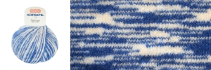 Adriafil Zigozago - Pelote de 50 gr - Coloris 84 Bleu Bleuet