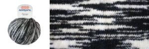 Adriafil Zigozago - Pelote de 50 gr - Coloris 89 Noir