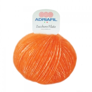 Adriafil Zucchero Filato - Pelote de 50 gr - Coloris 23 Orange