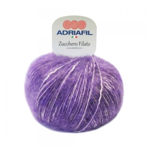 Adriafil Zucchero Filato - Pelote de 50 gr - Coloris 26 Violet