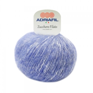 Adriafil Zucchero Filato - Pelote de 50 gr - Coloris 27 Bleu