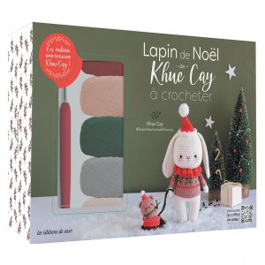 Coffret Lapin de Noël de Khuc Cay à crocheter - Editions de saxe