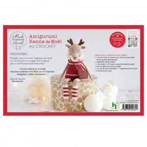 Coffret Amigurumi Renne de Noël au crochet - Editions de saxe