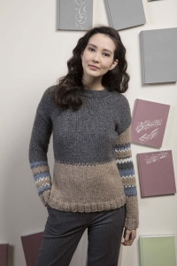 990-65 Modèle  Pull en Lang Yarns Malou