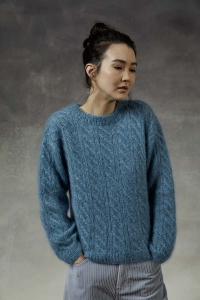 990-191 Modèle  Pull en Lang Yarns  Mohair Luxe