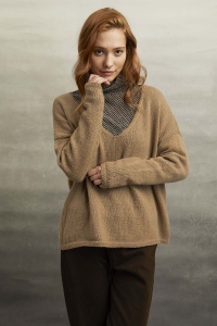 990-282 Modèle  Pull en Lang Yarns  Cashmere Premium