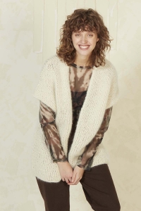 990-293 Modèle  Gilet sans manches en Lang Yarns  Delizia