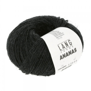 Lang Yarns Ananas - Pelote de 50 gr - Coloris 0004 Noir