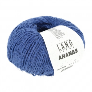 Lang Yarns Ananas - Pelote de 50 gr - Coloris 0006 Bleu