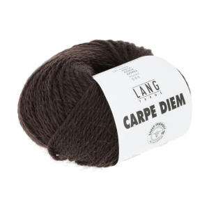 Lang Yarns Carpe Diem - Pelote de 50 gr - Coloris 0168 Chocolat