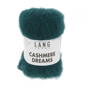 Lang Yarns Cashmere Dreams - Pelote de 25 gr - Coloris 0088 Pétrole