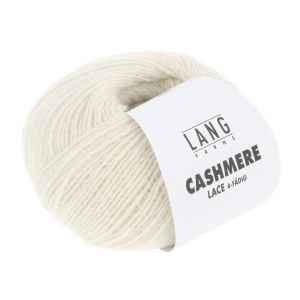 Lang Yarns Cashmere Lace - Pelote de 25 gr - Coloris 0040 Coquille D'Oeuf