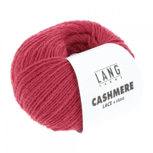 Lang Yarns Cashmere Lace - Pelote de 25 gr - Coloris 0060 Rouge Vif