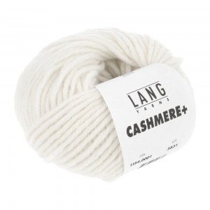 Lang Yarns Cashmere+ - Pelote de 25 gr - Coloris 0001 Blanc