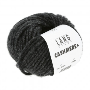 Lang Yarns Cashmere+ - Pelote de 25 gr - Coloris 0070 Anthracite Mélangé