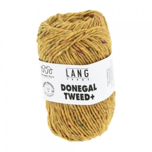 Lang Yarns Donegal Tweed+ - Pelote de 50 gr - Coloris 0014 Jaune