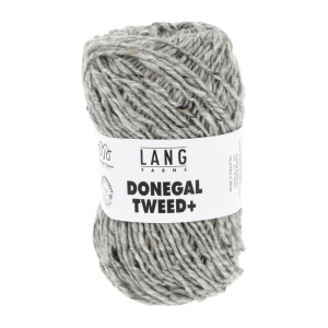 Lang Yarns Donegal Tweed+ - Pelote de 50 gr - Coloris 0023 Gris Clair