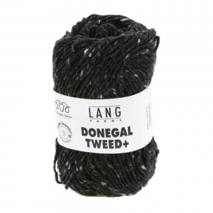 Lang Yarns Donegal Tweed+ - Pelote de 50 gr - Coloris 0070 Anthracite