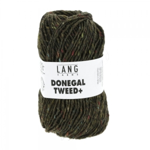 Lang Yarns Donegal Tweed+ - Pelote de 50 gr - Coloris 0098 Olive