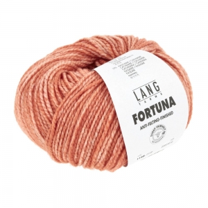 Lang Yarns Fortuna - Pelote de 50 gr - Coloris 0159 Orange Foncé