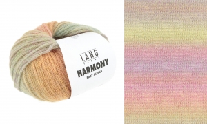 Lang Yarns Harmony - Pelote de 100 gr - Coloris 0001 Jaune/Rose