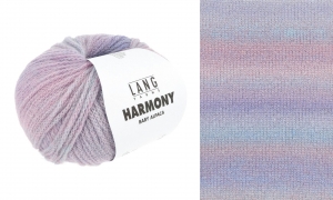 Lang Yarns Harmony - Pelote de 100 gr - Coloris 0003 Lilas/Rose