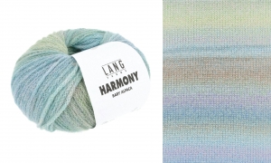 Lang Yarns Harmony - Pelote de 100 gr - Coloris 0005 Menthe/Bleu Clair