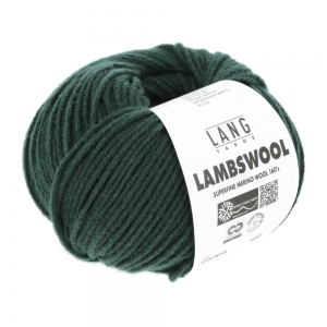 Lang Yarns Lambswool - Pelote de 50 gr - Coloris 0018 Vert Bouteille