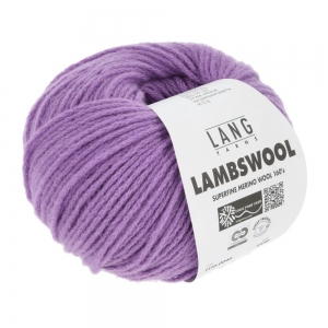 Lang Yarns Lambswool - Pelote de 50 gr - Coloris 0046 Lilas