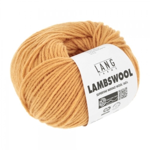 Lang Yarns Lambswool - Pelote de 50 gr - Coloris 0059 Mandarine