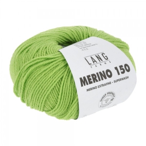 Lang Yarns Merino 150 - Pelote de 50 gr - Coloris 0044 Lémon