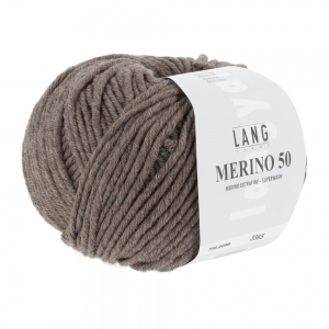 Lang Yarns Merino 50 - Pelote de 100 gr  - Coloris 0096 Sable Mélangé