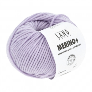 Lang Yarns Merino+ - Pelote de 50 gr - Coloris 0045 Lilas