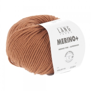 Lang Yarns Merino+ - Pelote de 50 gr - Coloris 0115 Nougat