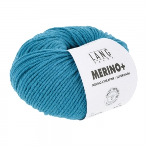 Lang Yarns Merino+ - Pelote de 50 gr - Coloris 0278 Turquoise