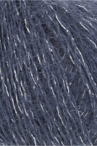 Lang Yarns Mohair Fancy - Pelote de 25 gr - Coloris 0010 Bleu Acier