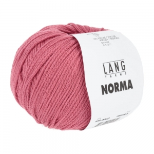 Lang Yarns Norma - Pelote de 50 gr - Coloris 0060 Rouge