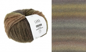 Lang Yarns Orion - Pelote de 100 gr - Coloris 0010 Olive/Marron